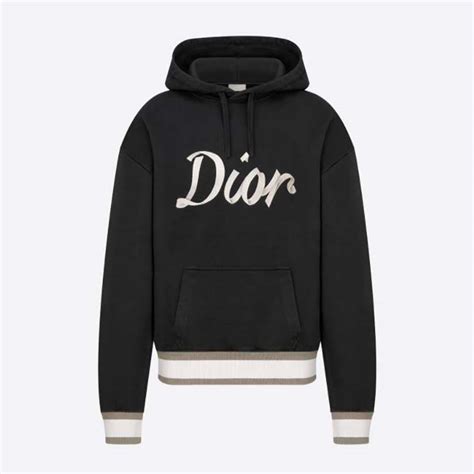 dior homme strip sweater|Dior hooded sweater.